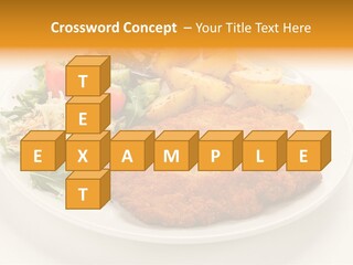 Vegetable Delicious Fillet PowerPoint Template