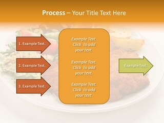Vegetable Delicious Fillet PowerPoint Template