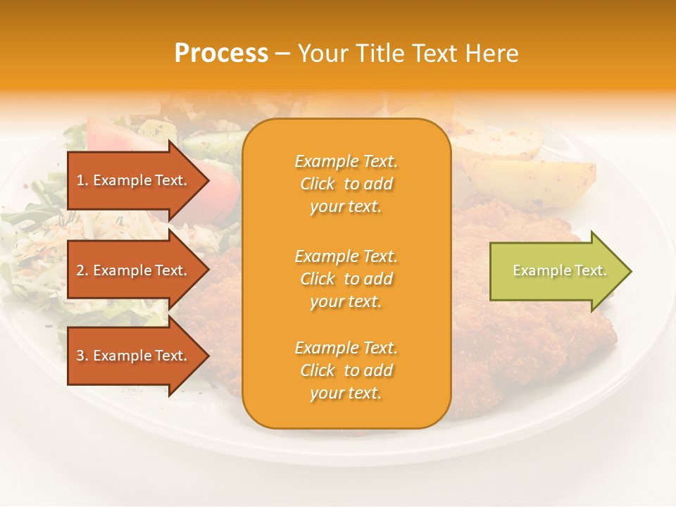 Vegetable Delicious Fillet PowerPoint Template
