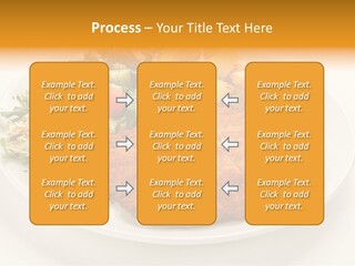 Vegetable Delicious Fillet PowerPoint Template