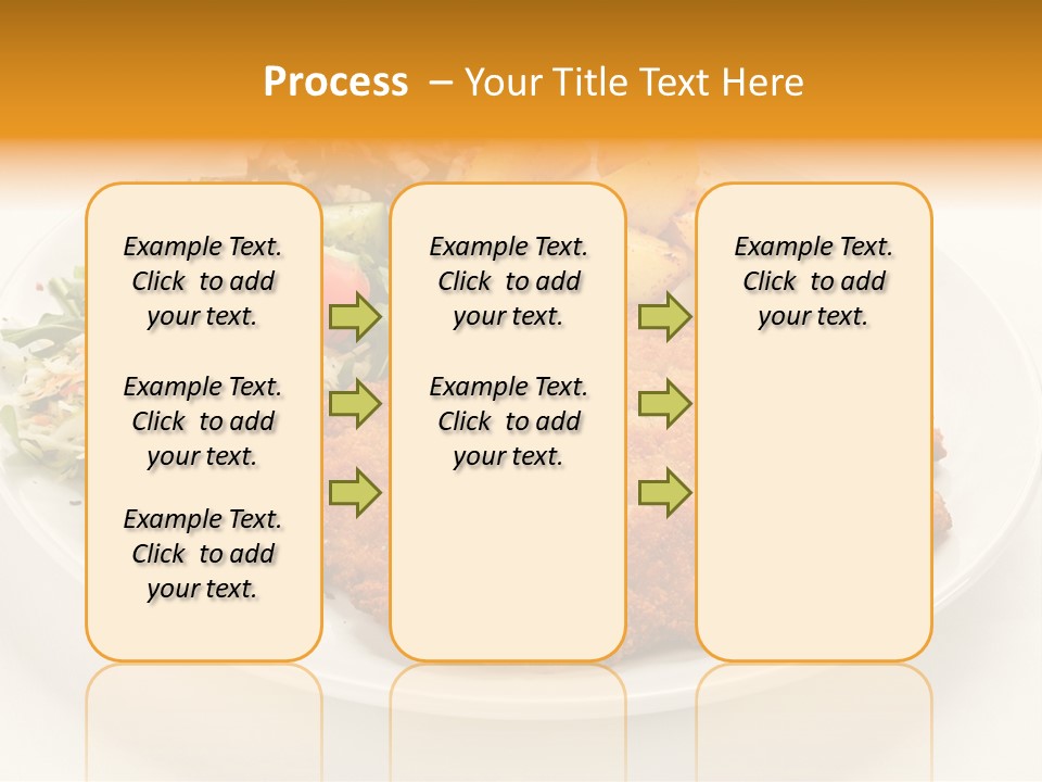 Vegetable Delicious Fillet PowerPoint Template
