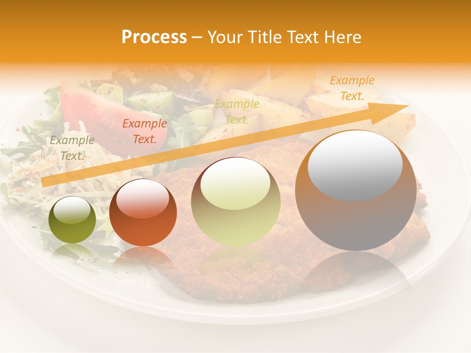 Vegetable Delicious Fillet PowerPoint Template
