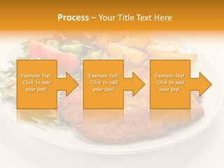 Vegetable Delicious Fillet PowerPoint Template