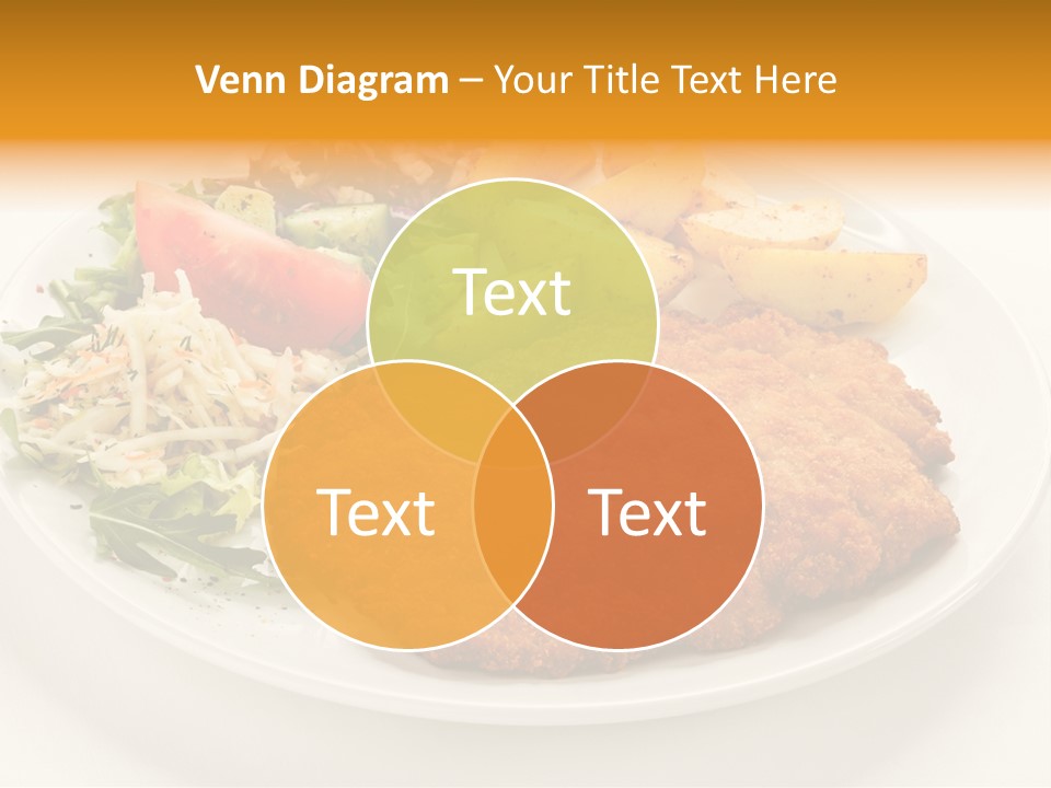 Vegetable Delicious Fillet PowerPoint Template