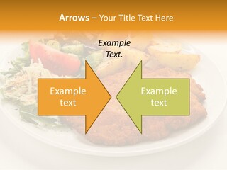 Vegetable Delicious Fillet PowerPoint Template