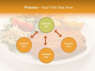 Vegetable Delicious Fillet PowerPoint Template