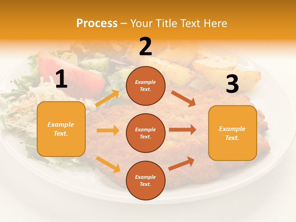 Vegetable Delicious Fillet PowerPoint Template