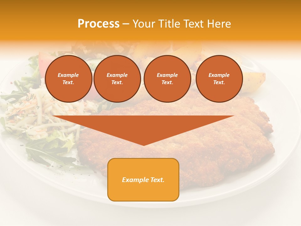Vegetable Delicious Fillet PowerPoint Template