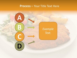 Vegetable Delicious Fillet PowerPoint Template