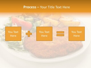 Vegetable Delicious Fillet PowerPoint Template