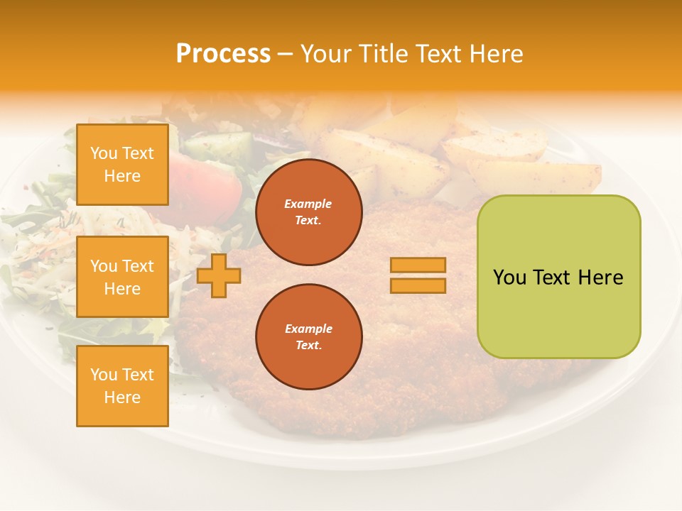 Vegetable Delicious Fillet PowerPoint Template