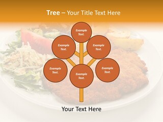 Vegetable Delicious Fillet PowerPoint Template