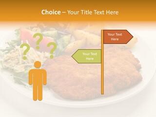 Vegetable Delicious Fillet PowerPoint Template