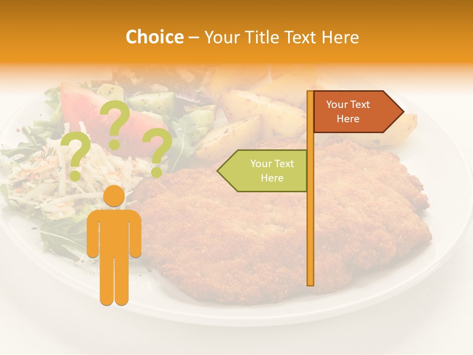 Vegetable Delicious Fillet PowerPoint Template