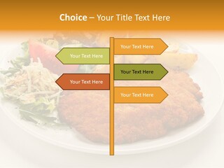 Vegetable Delicious Fillet PowerPoint Template