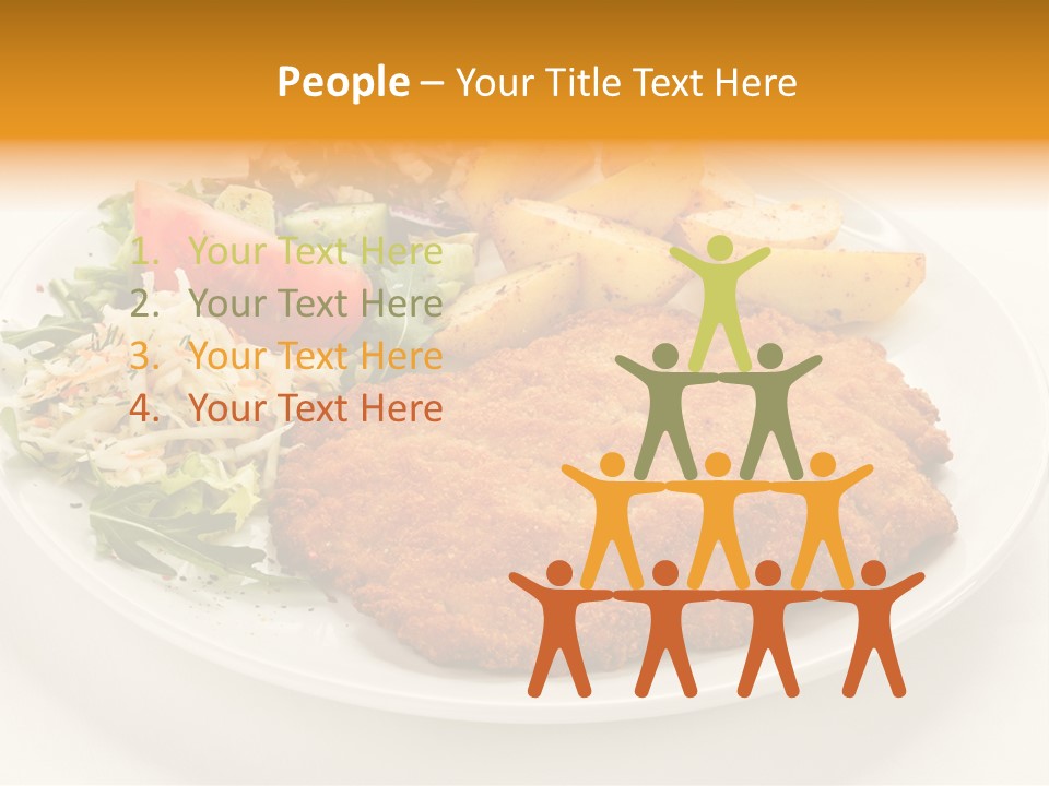 Vegetable Delicious Fillet PowerPoint Template