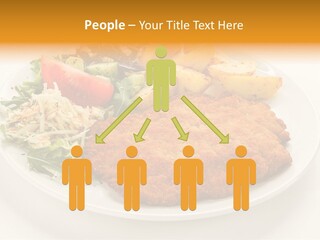 Vegetable Delicious Fillet PowerPoint Template