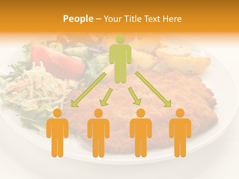 Vegetable Delicious Fillet PowerPoint Template