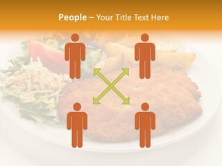 Vegetable Delicious Fillet PowerPoint Template