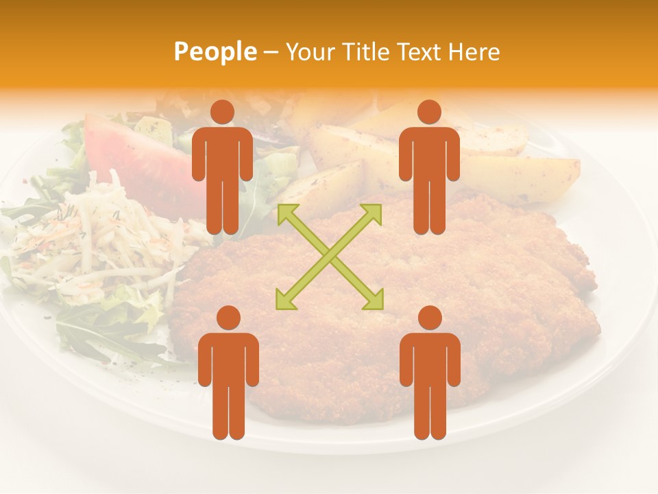 Vegetable Delicious Fillet PowerPoint Template