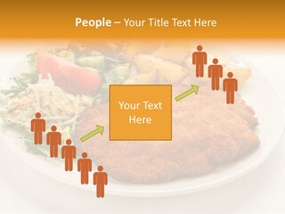 Vegetable Delicious Fillet PowerPoint Template