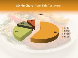 Vegetable Delicious Fillet PowerPoint Template