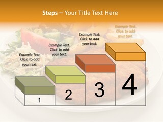 Vegetable Delicious Fillet PowerPoint Template