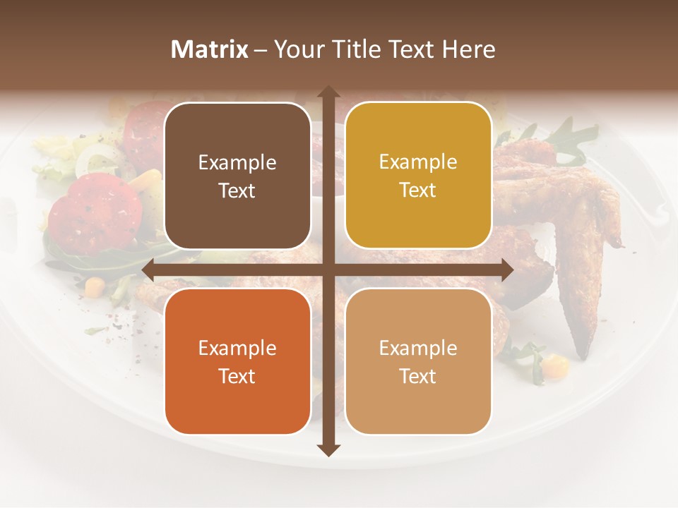 Ketchup Dining Lettuce PowerPoint Template