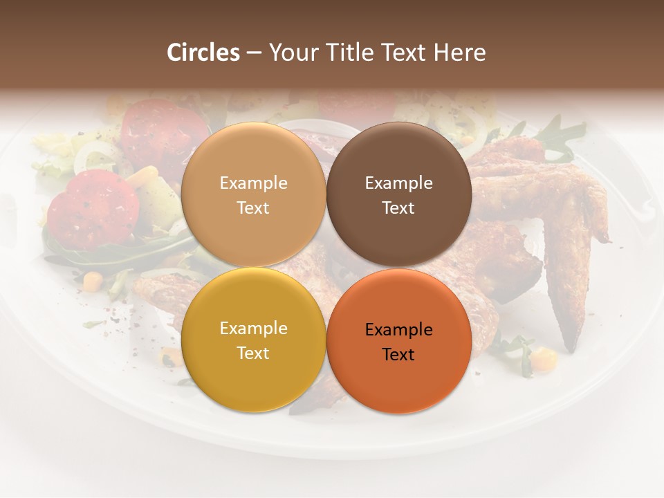 Ketchup Dining Lettuce PowerPoint Template