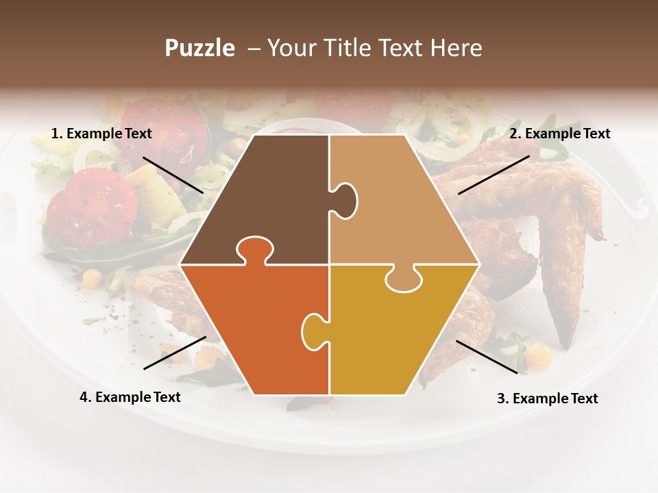 Ketchup Dining Lettuce PowerPoint Template