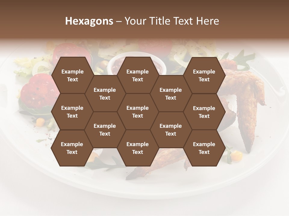 Ketchup Dining Lettuce PowerPoint Template