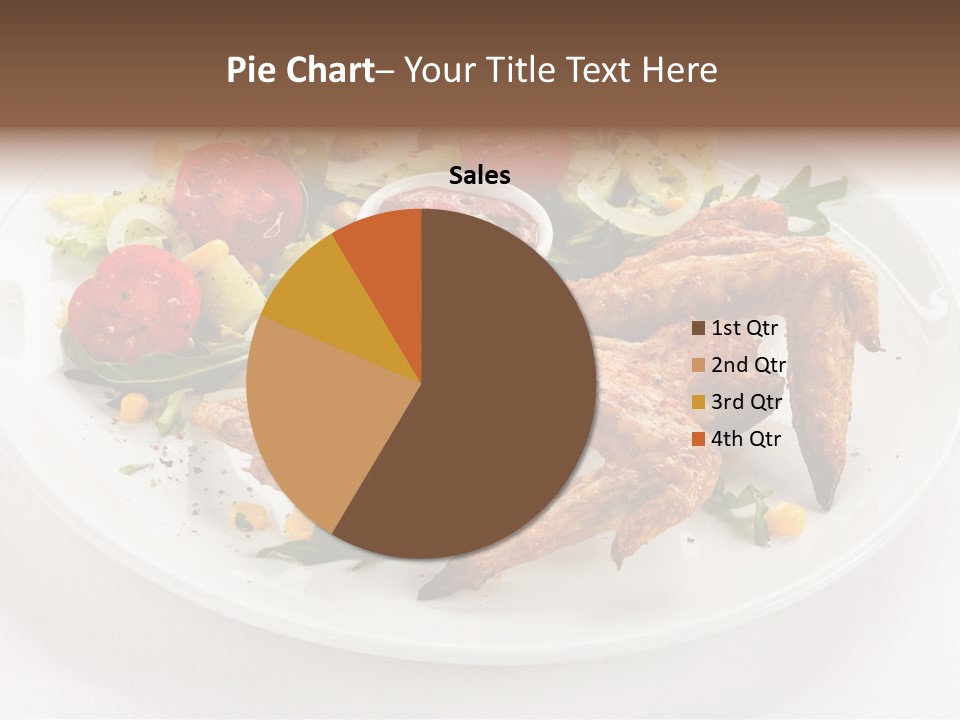 Ketchup Dining Lettuce PowerPoint Template