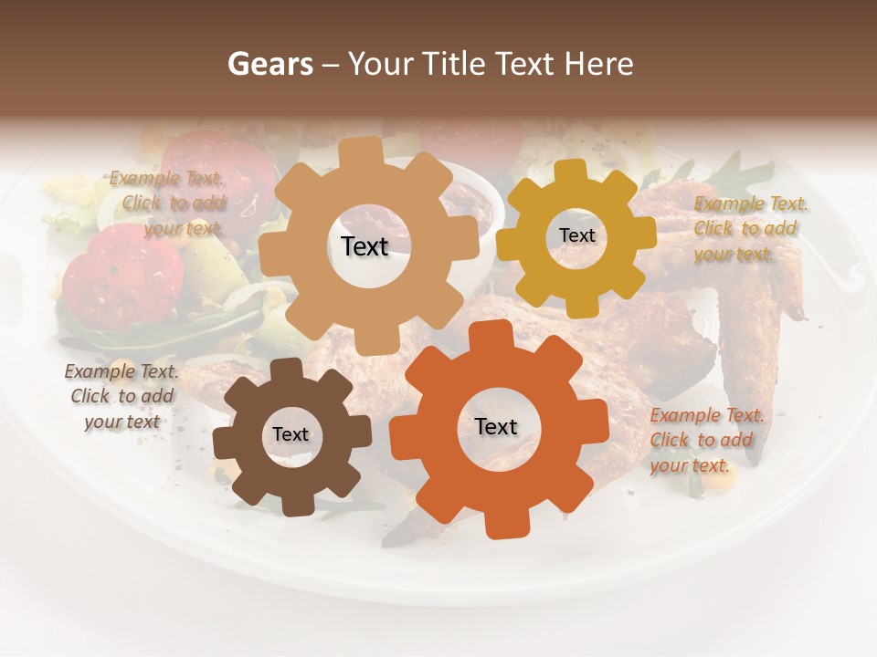 Ketchup Dining Lettuce PowerPoint Template