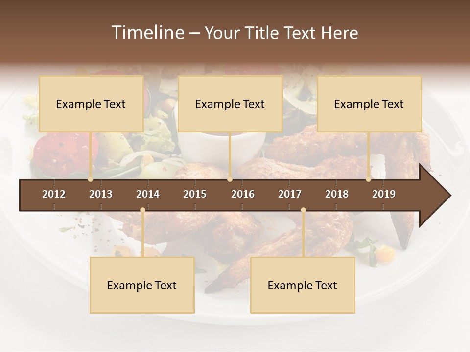 Ketchup Dining Lettuce PowerPoint Template