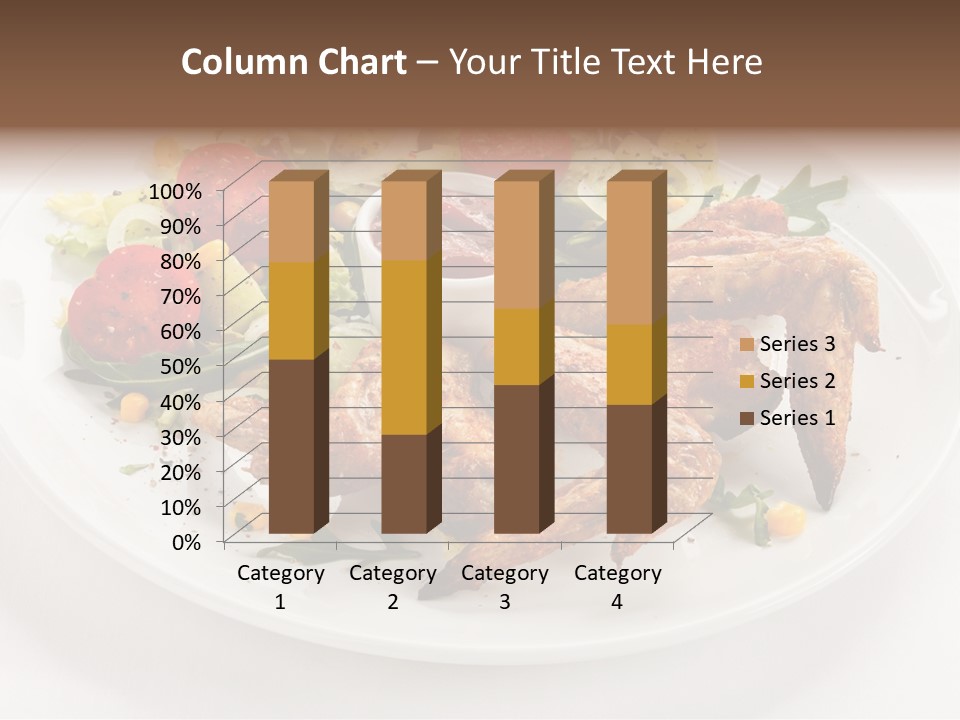 Ketchup Dining Lettuce PowerPoint Template