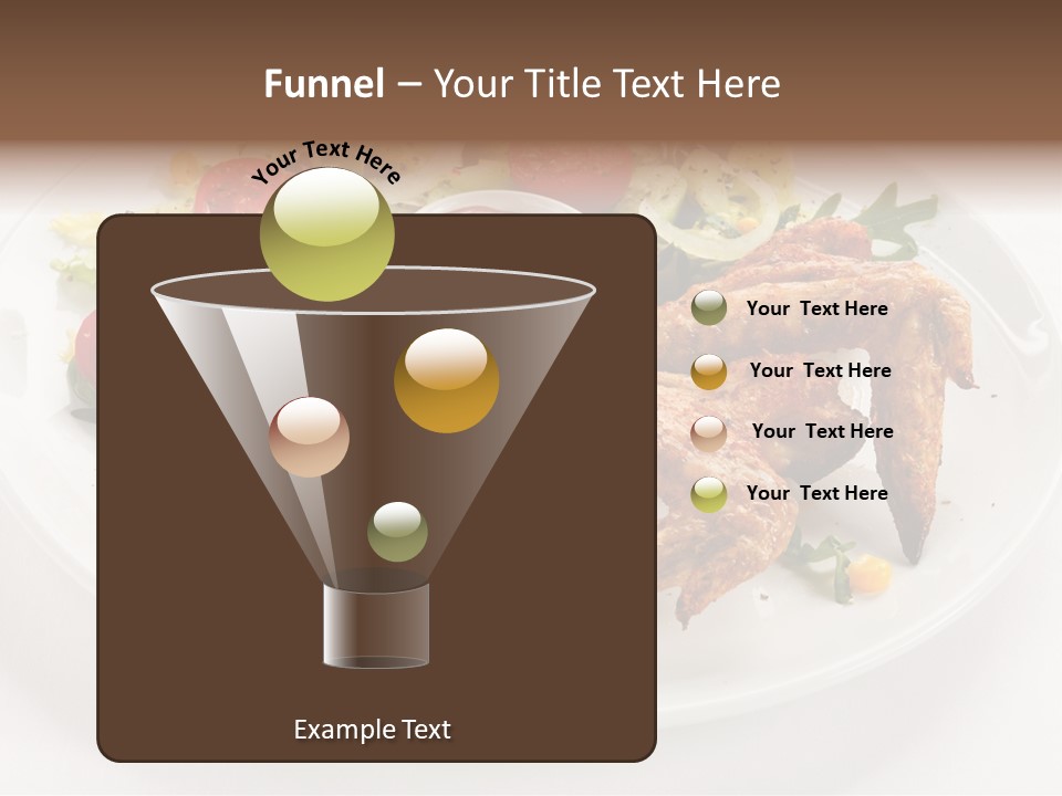 Ketchup Dining Lettuce PowerPoint Template