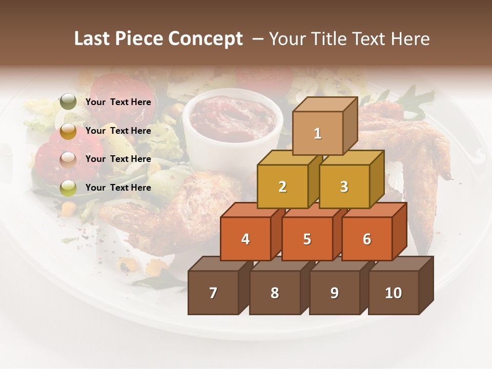 Ketchup Dining Lettuce PowerPoint Template