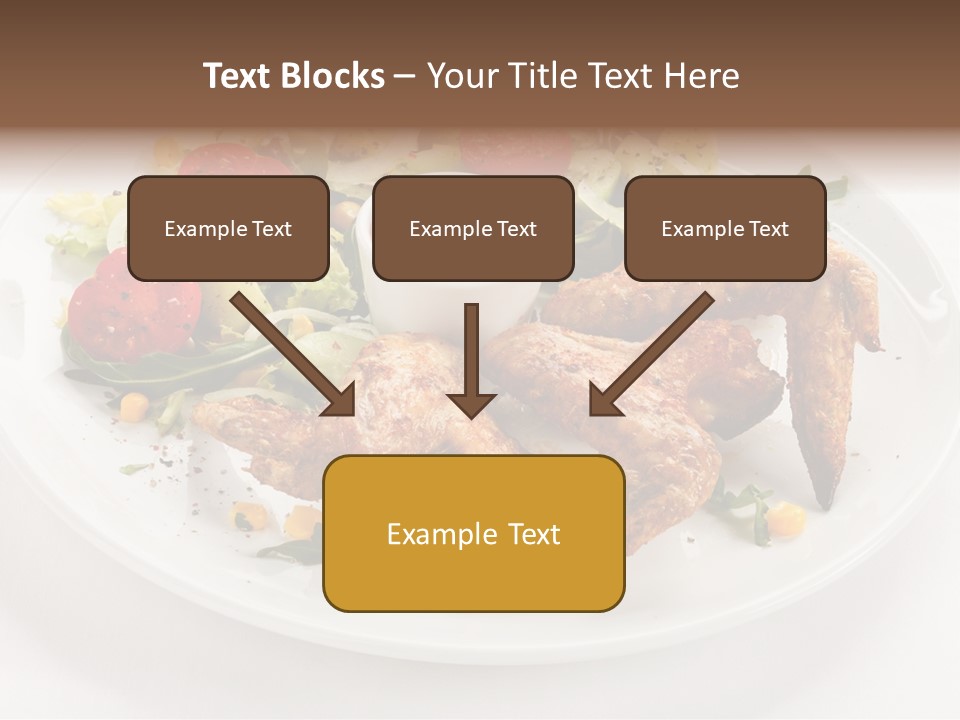 Ketchup Dining Lettuce PowerPoint Template