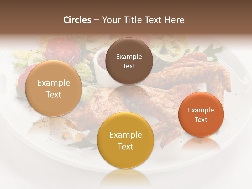 Ketchup Dining Lettuce PowerPoint Template