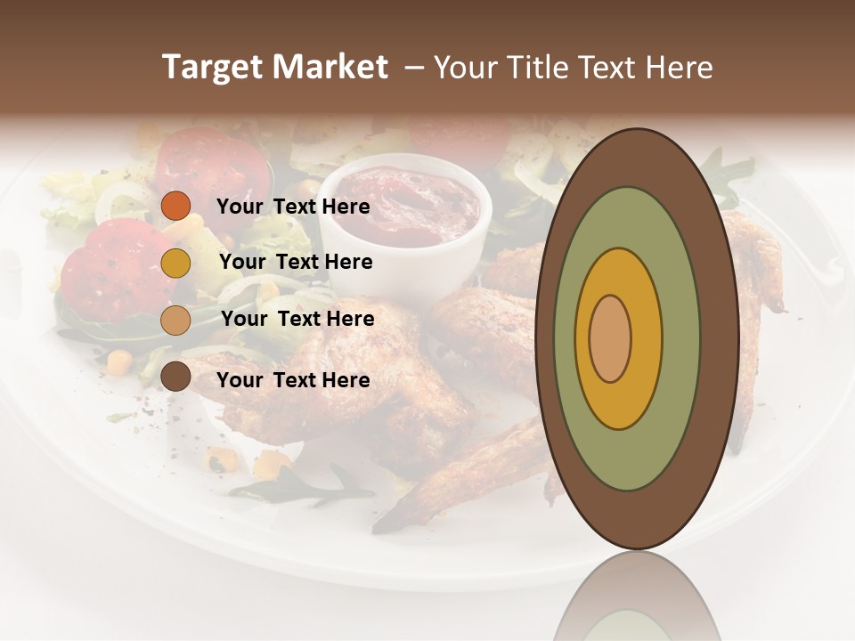 Ketchup Dining Lettuce PowerPoint Template