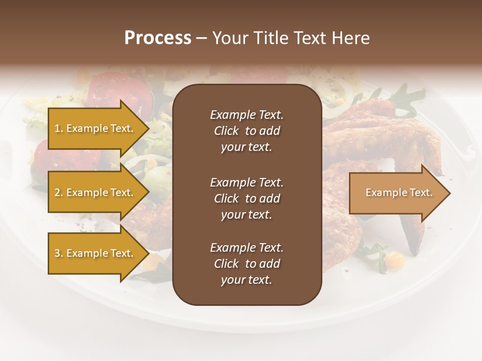 Ketchup Dining Lettuce PowerPoint Template