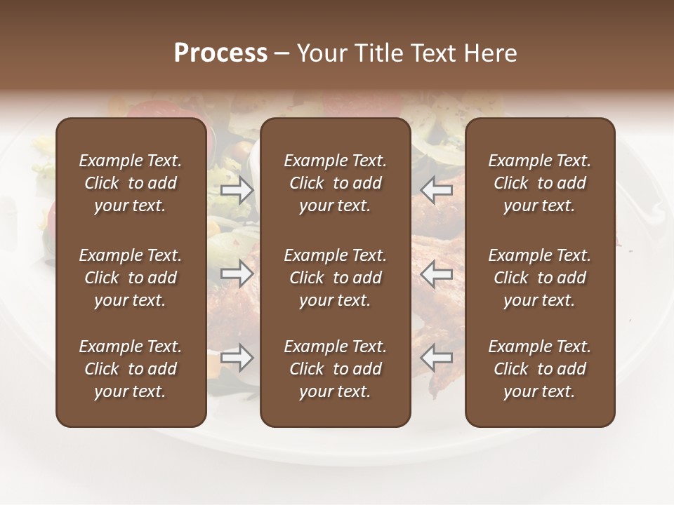 Ketchup Dining Lettuce PowerPoint Template