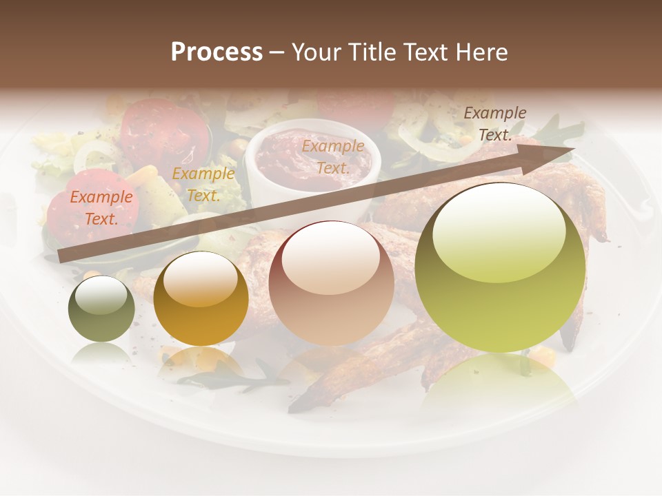 Ketchup Dining Lettuce PowerPoint Template