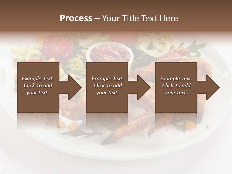 Ketchup Dining Lettuce PowerPoint Template