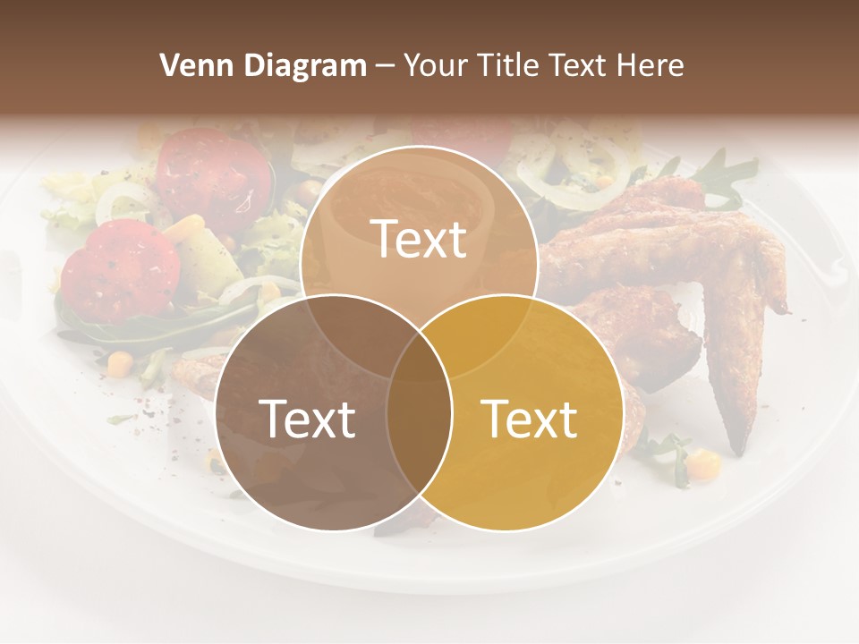 Ketchup Dining Lettuce PowerPoint Template