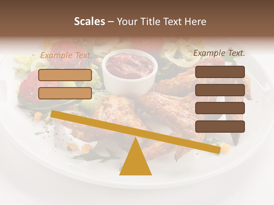 Ketchup Dining Lettuce PowerPoint Template