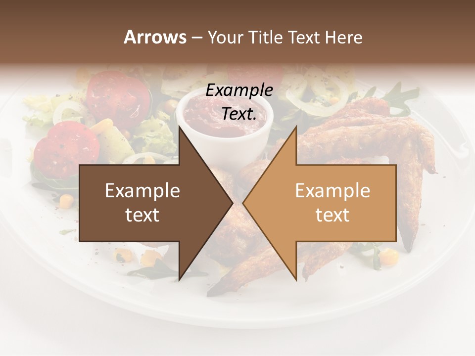 Ketchup Dining Lettuce PowerPoint Template