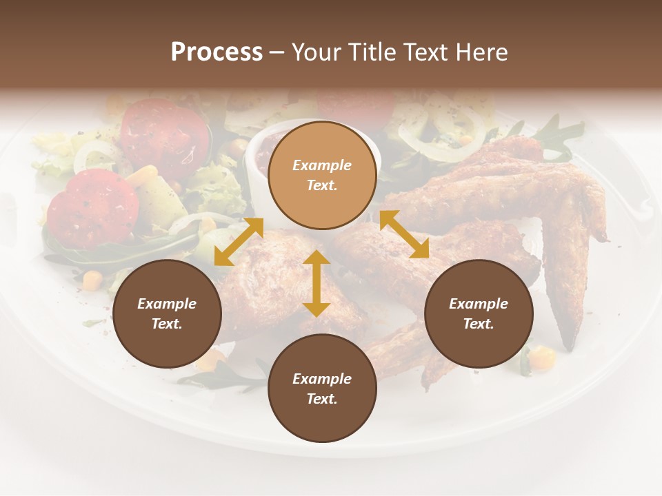 Ketchup Dining Lettuce PowerPoint Template