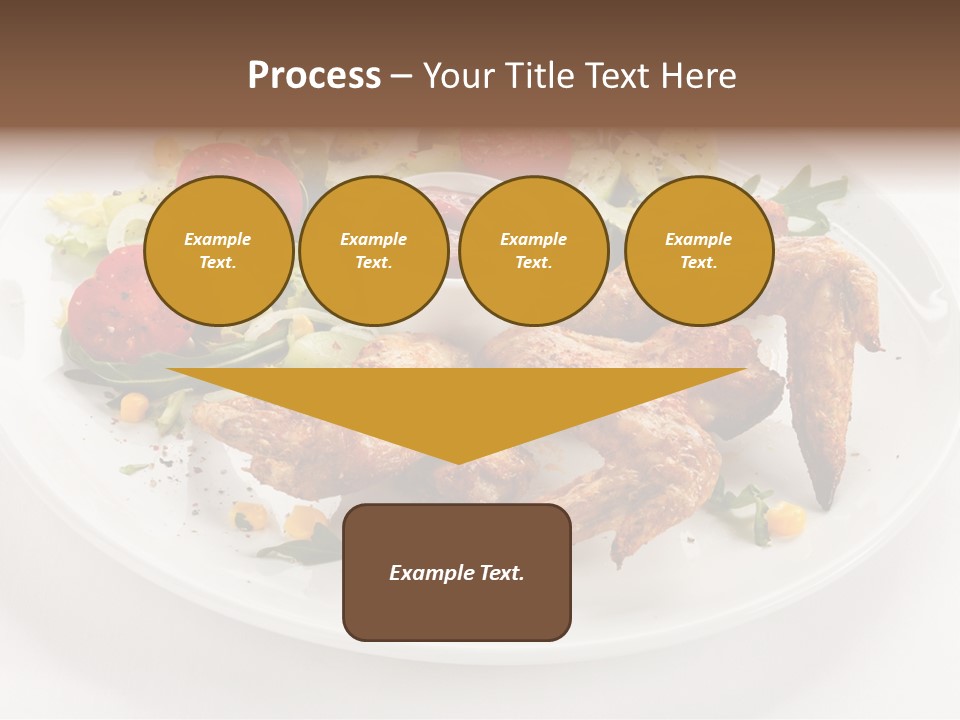 Ketchup Dining Lettuce PowerPoint Template