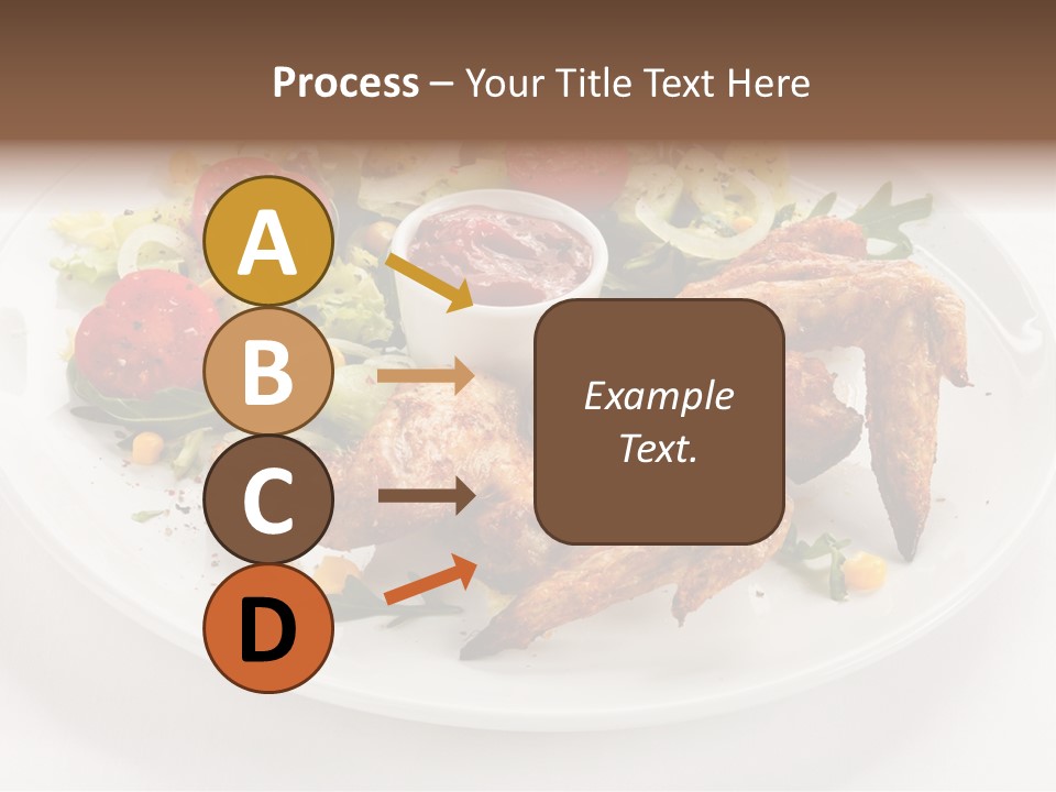 Ketchup Dining Lettuce PowerPoint Template